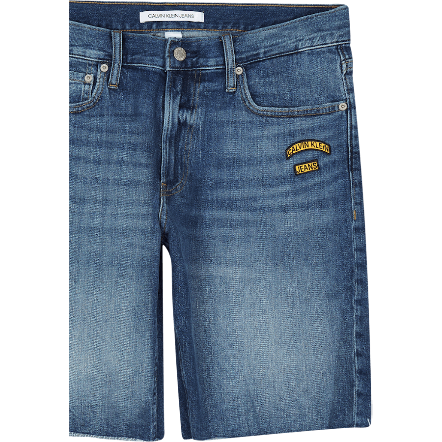 Slim Short Denim Blue