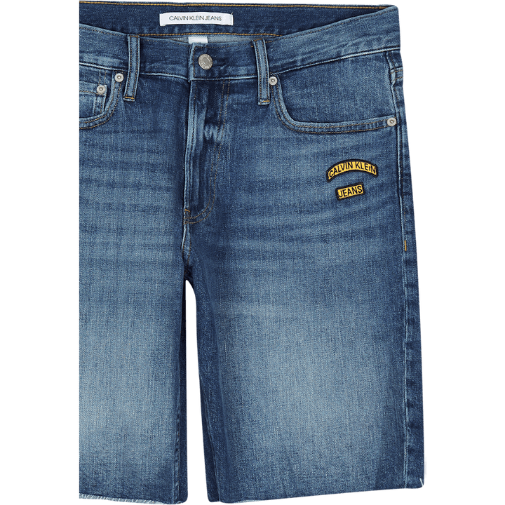 Slim Short Denim Blue