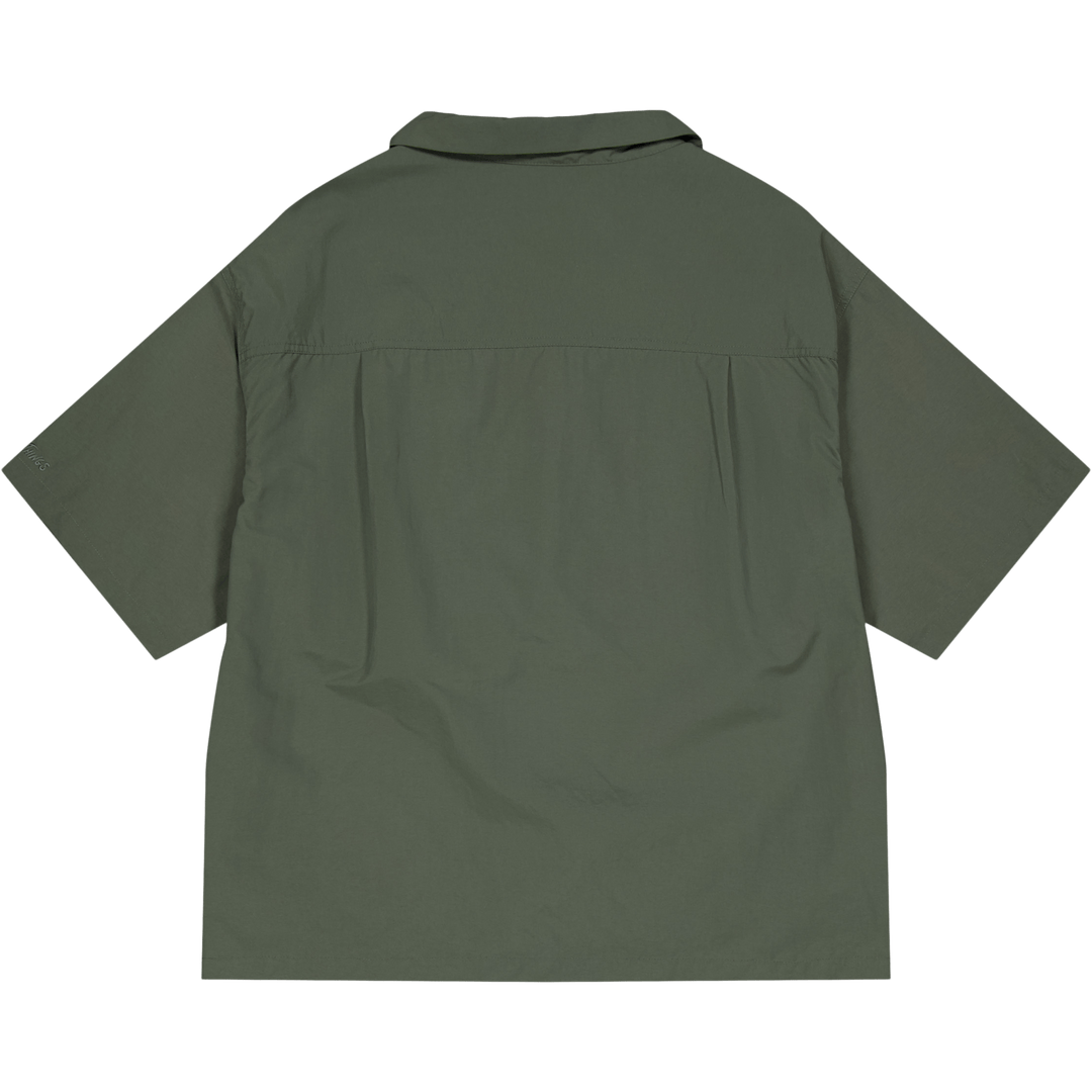 Halbe Ärmel Camp Shirts Olive