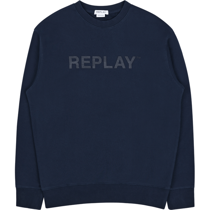 Felpa girocollo con logo Replay 085
