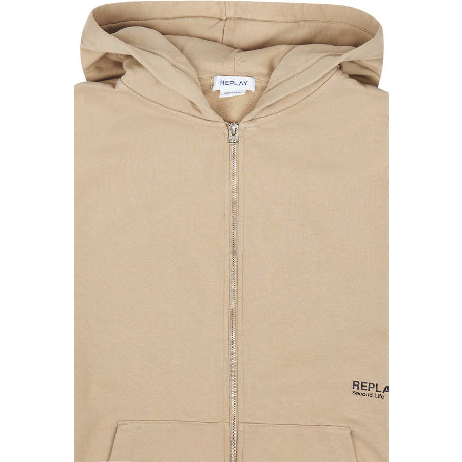 Zip Hoodie 803 Light Taupe