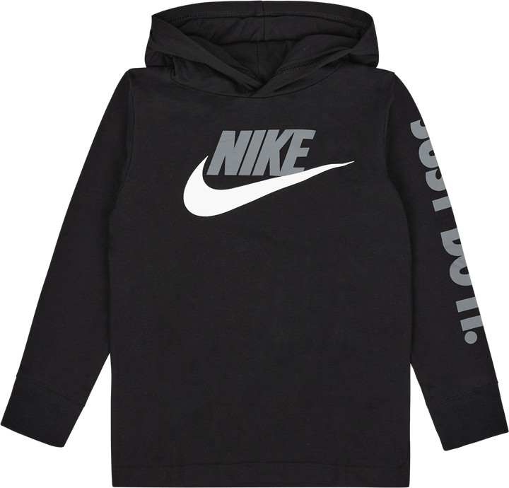 B Nsw Futura Hooded Ls Tee Noir