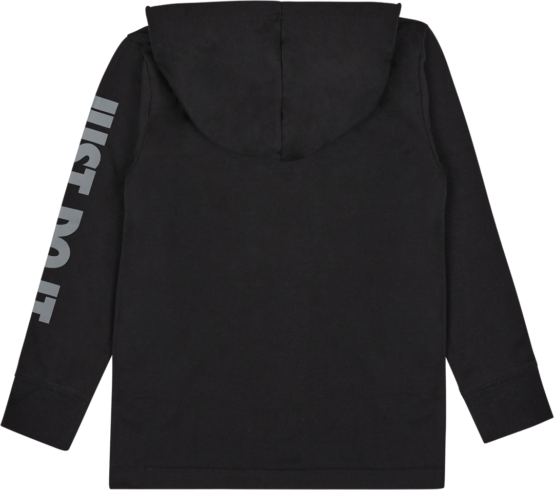 B Nsw Futura Hooded Ls Tee Noir