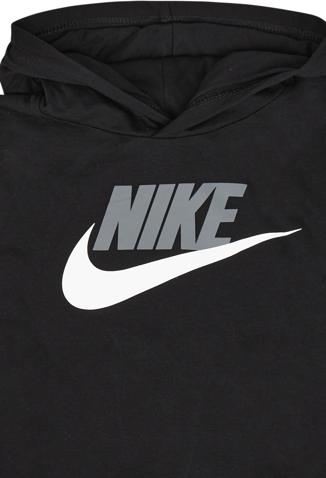 B Nsw Futura Hooded Ls Tee Noir