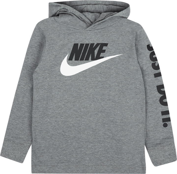 B Nsw Futura Hooded Ls Tee Carbon Heather