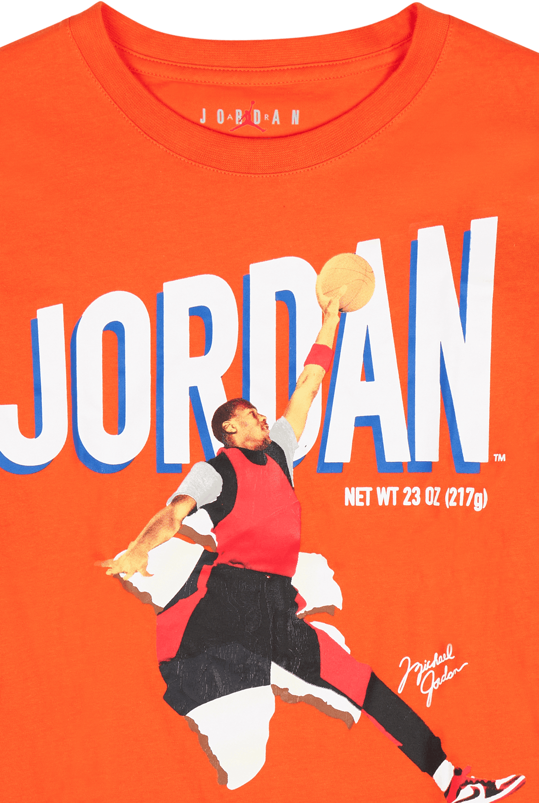 Jdb Mvp Jordan Breakout Ls Tee Rush Orange