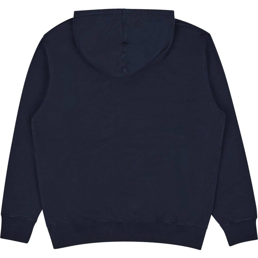 Japanese Sun Hoodie Sweat Navy Blazer Garment Washed