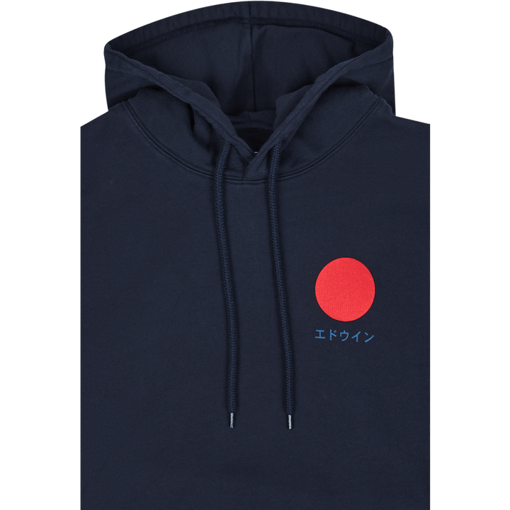 Japanese Sun Hoodie Sweat Navy Blazer Garment Washed