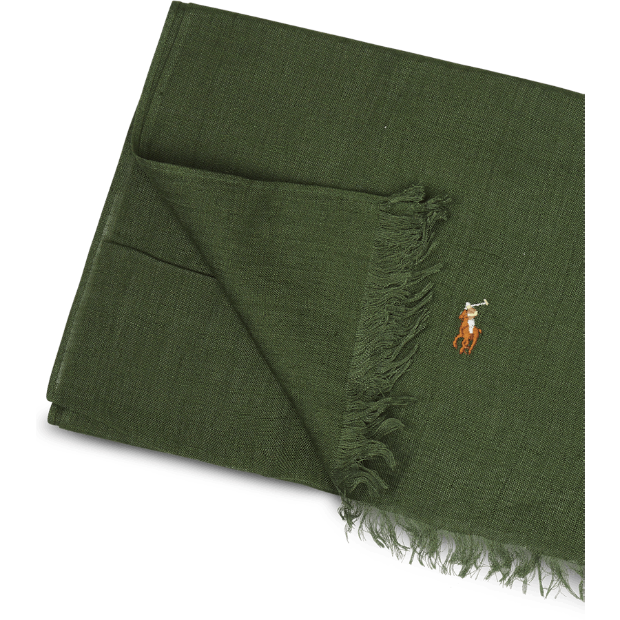 Polo Ralph Lauren Linen Scarf Washed Forest