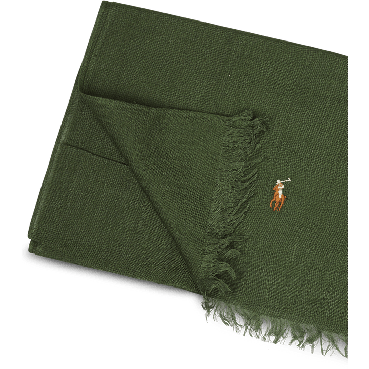 Polo Ralph Lauren Linen Scarf Washed Forest