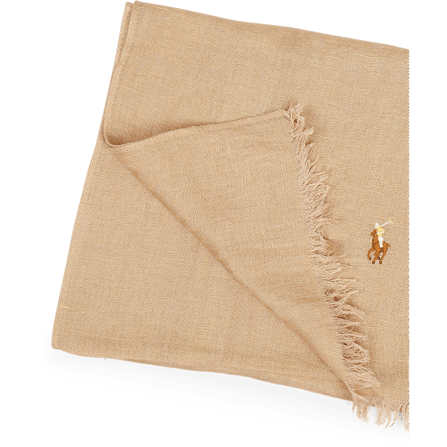 Polo Ralph Lauren Linen/modal-washed Linen Scarf Vintage