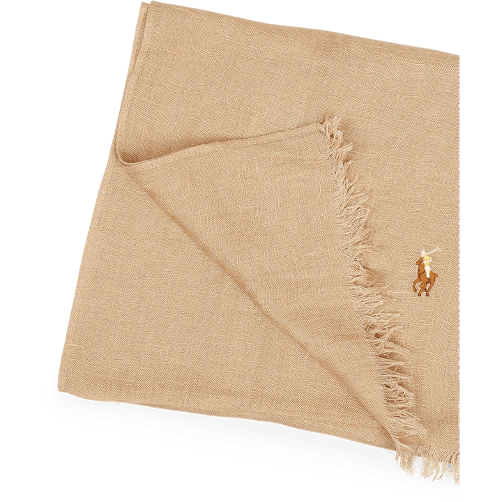 Polo Ralph Lauren Linen/modal-washed Linen Scarf Vintage