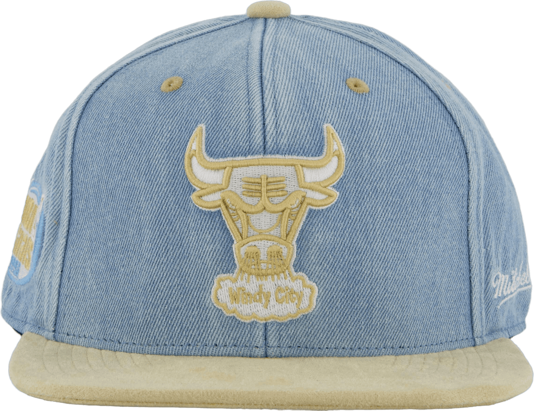Bulls Blue Jean Baby Fitted HWC