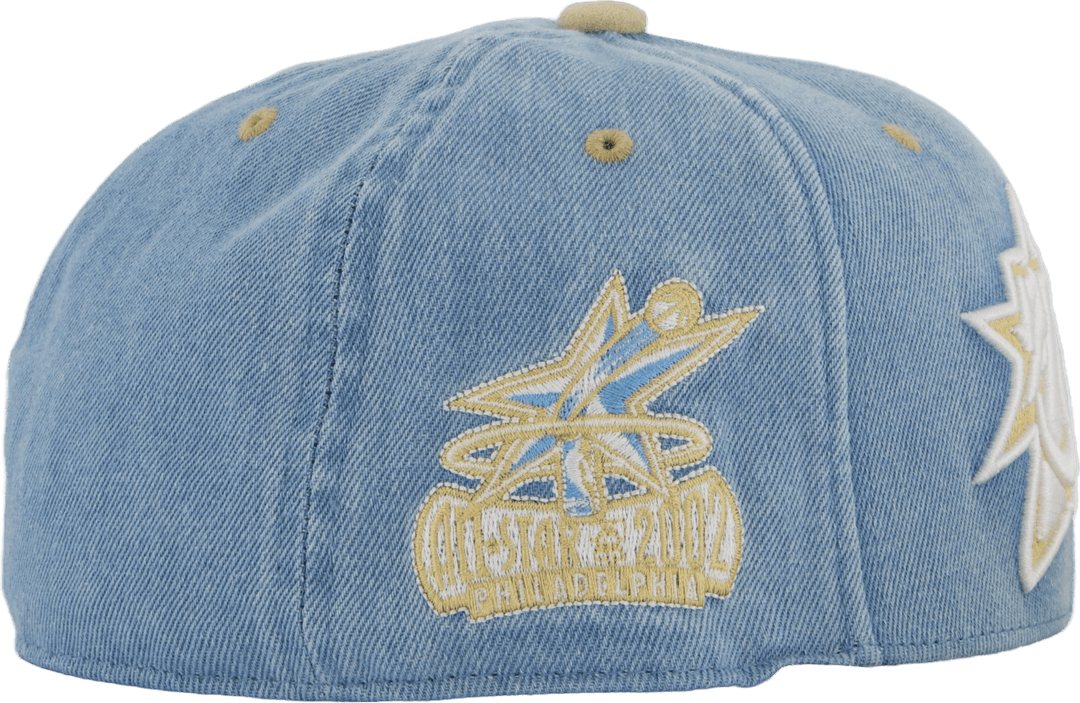 76ers Blue Jean Baby Fitted HWC