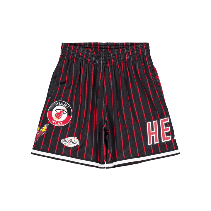 M&n City Collection Mesh Short černá/červená