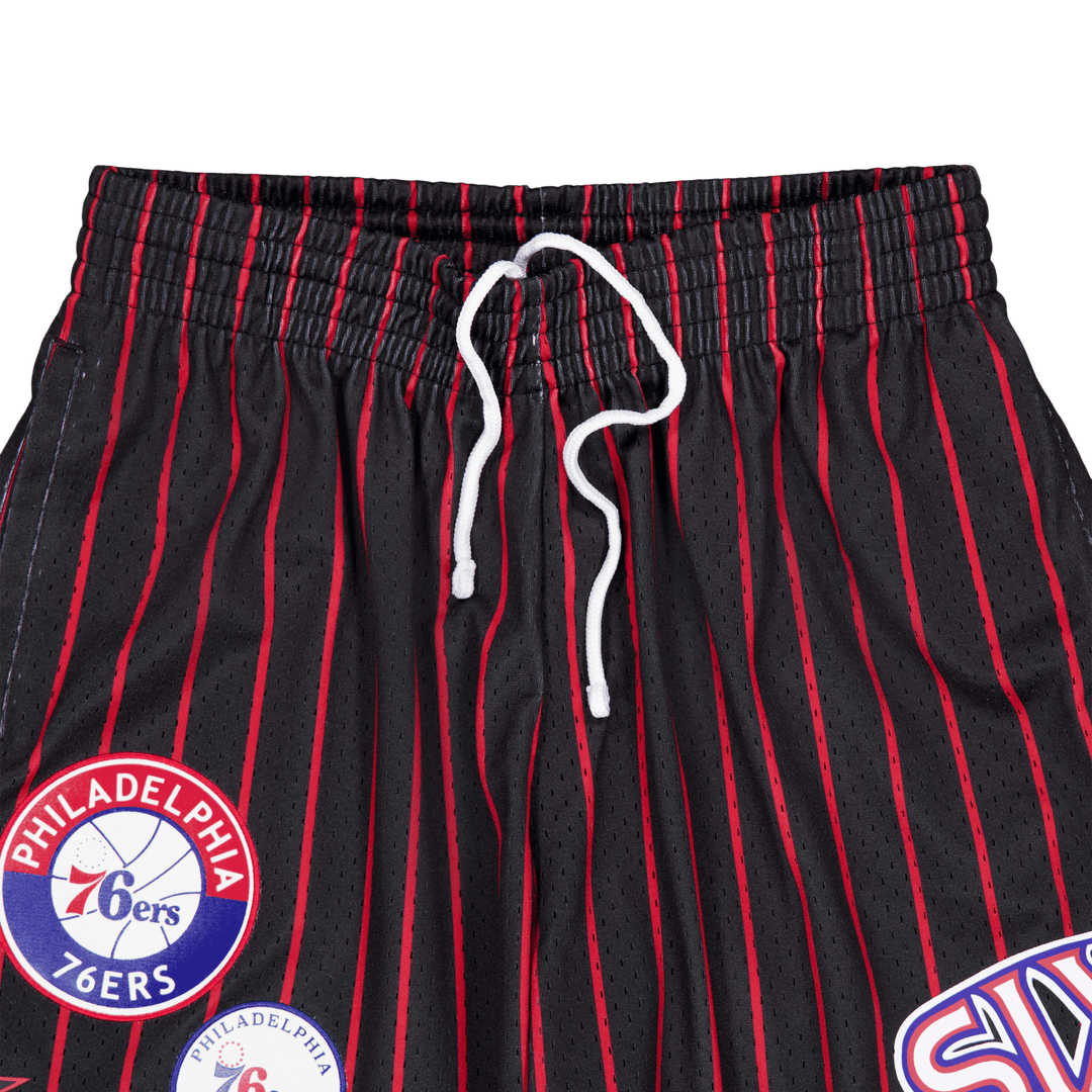 M&n City Collection Mesh Short černá/červená
