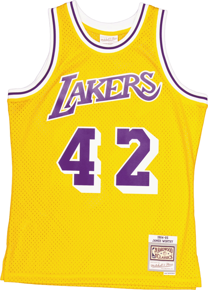 Swingman Jersey 84-85 Licht Goud