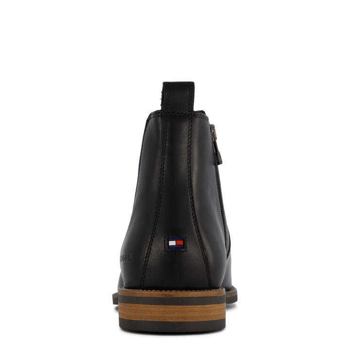 Essential Hilfiger Lth Chelsea Schwarz