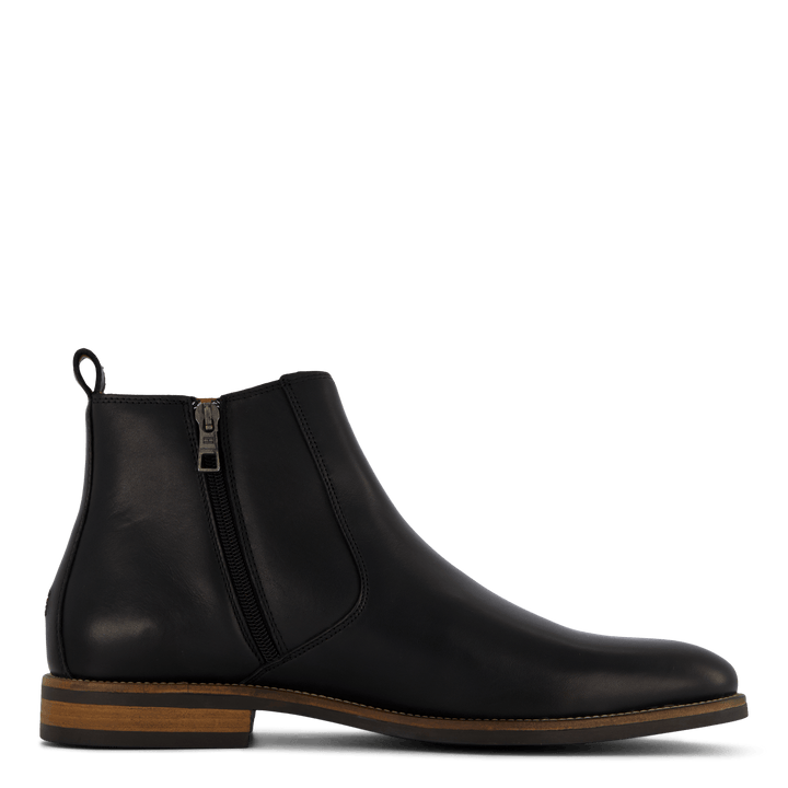 Essential Hilfiger Lth Chelsea Schwarz