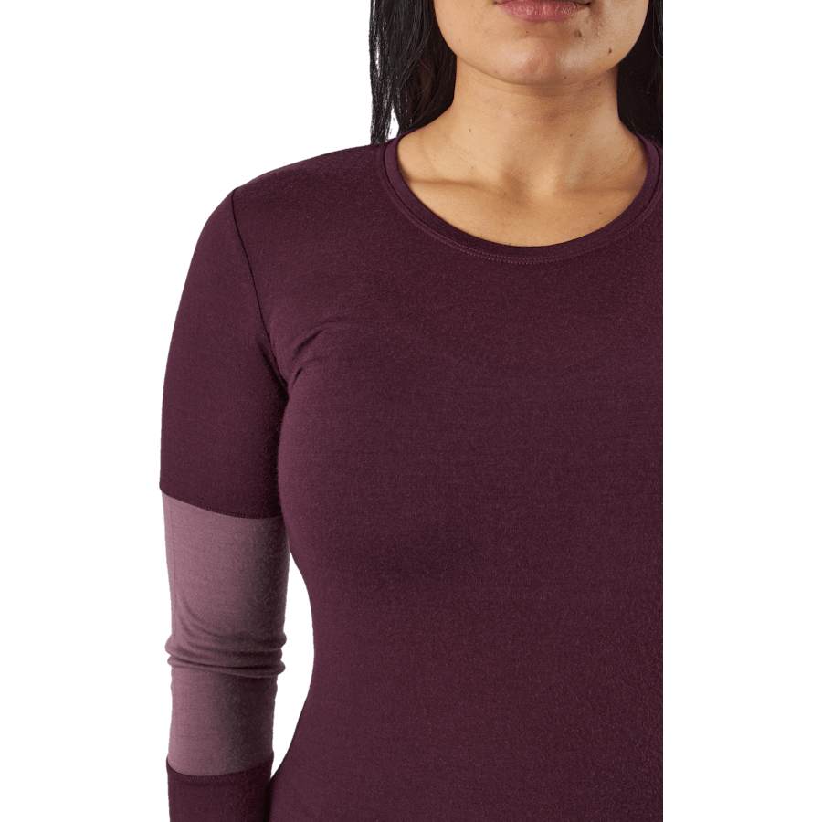 Mons Royale Cornice Long Sleev Wine Red