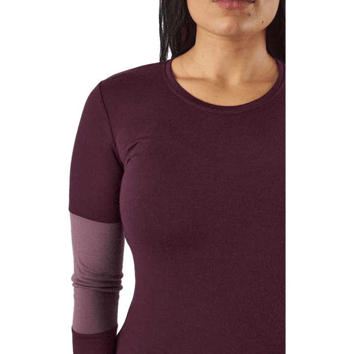 Mons Royale Cornice Long Sleev Wine Red