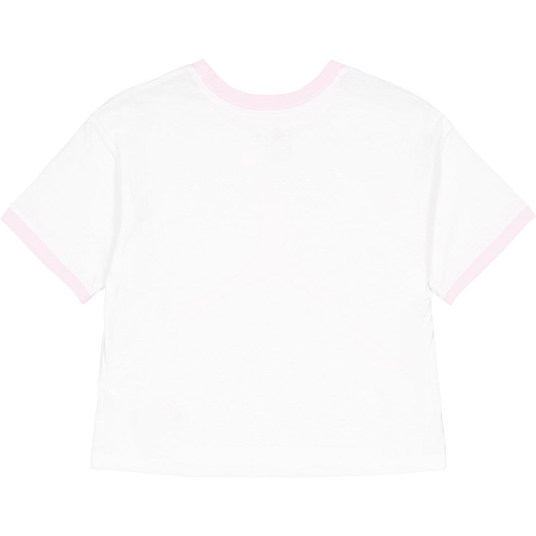 Essentials Ringer Tee Blanc