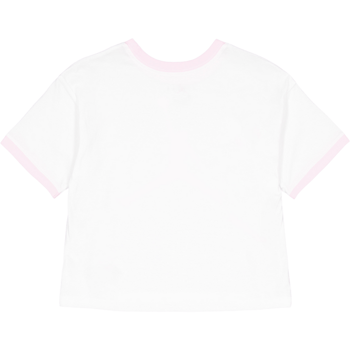 Essentials Ringer Tee Blanc