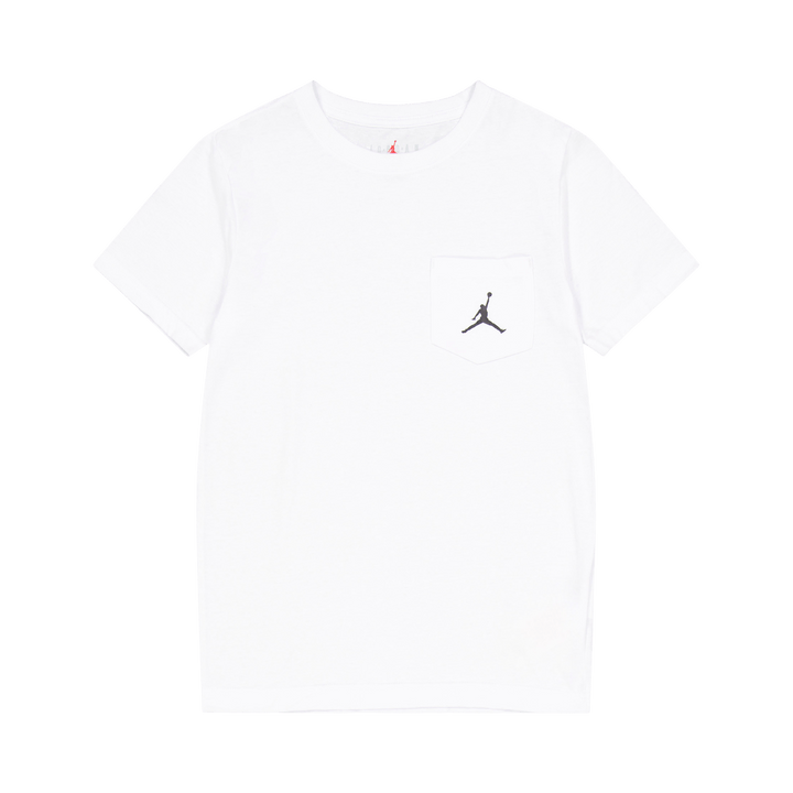 Jumpman Core Ss Pocket Tee Blanc