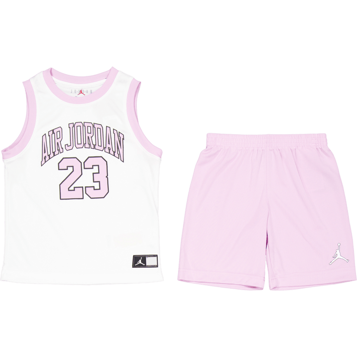 Conjunto 2pc Muscle Tank e Shorts Lt Artic Pink