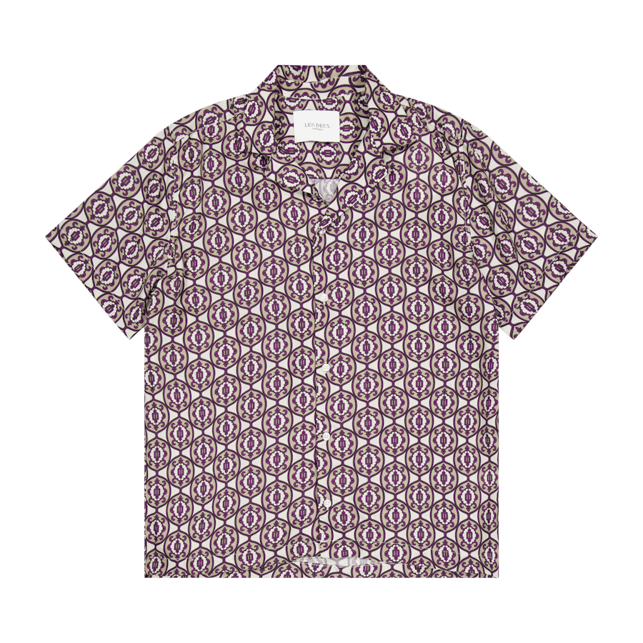 Les Deux Ornament Aop Tencel Ss Shirt