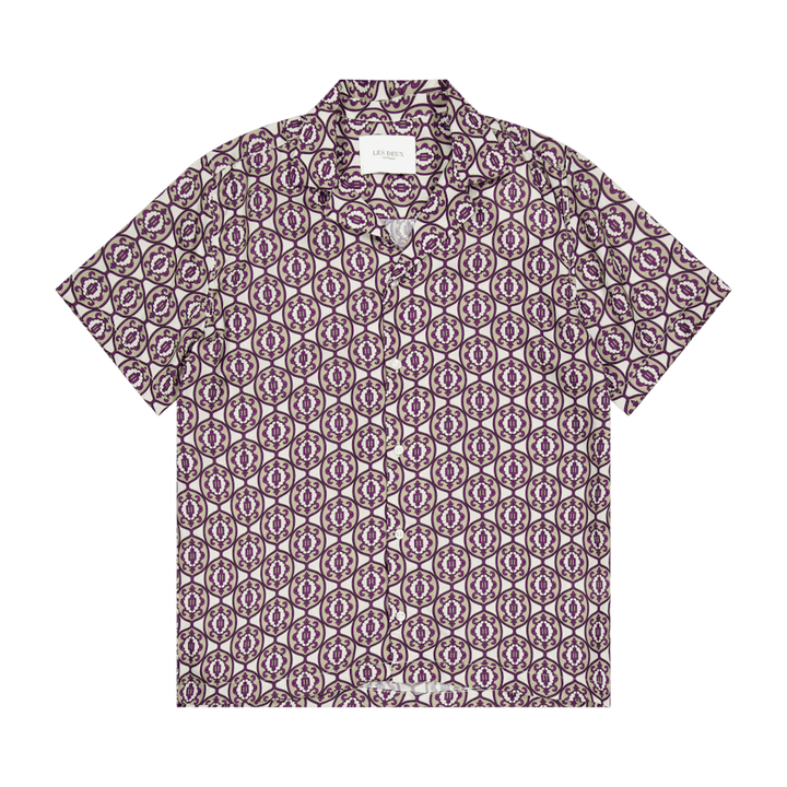 Les Deux Ornament Aop Tencel Ss Shirt