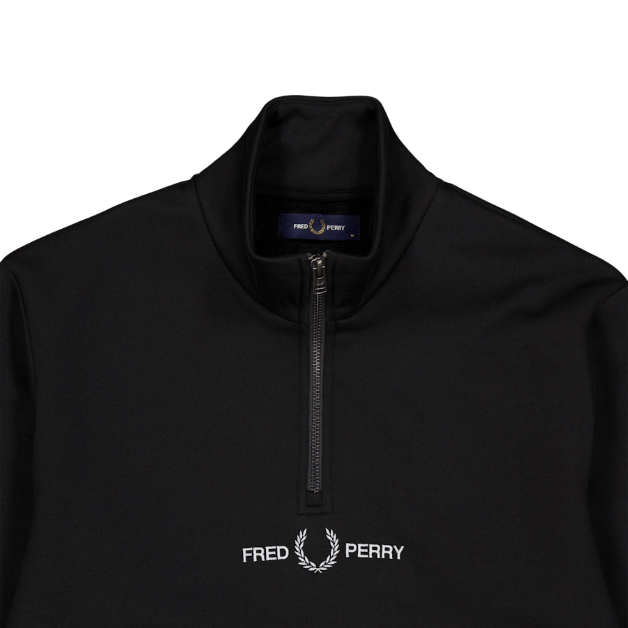 Fred Perry Embroid Half Zip Sweat 102