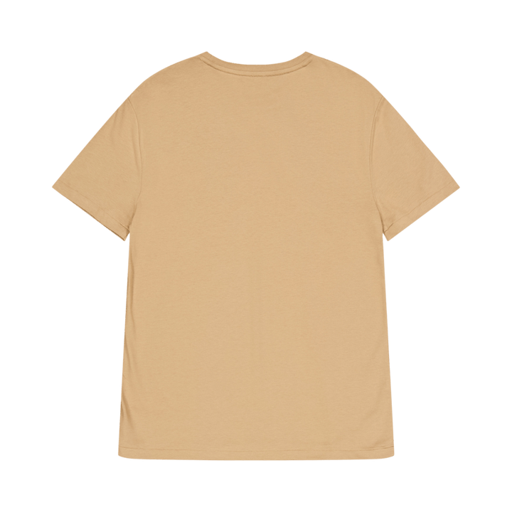 Custom Slim Jersey T-Shirt mit Rundhalsausschnitt Cafe Tan