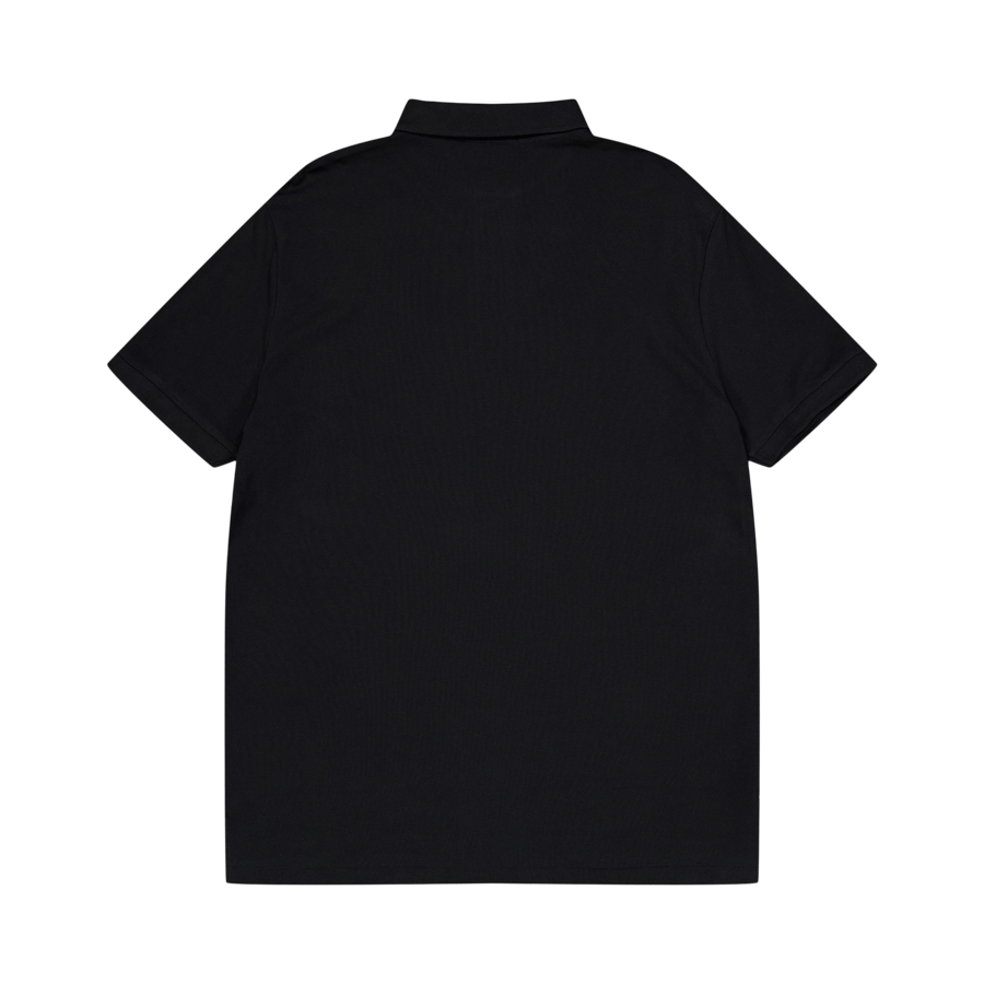 Custom Slim Fit Mesh Polo Shirt Polo Black