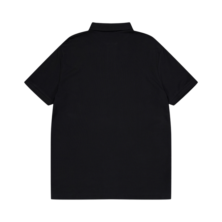 Custom Slim Fit Mesh Polo Shirt Polo Black