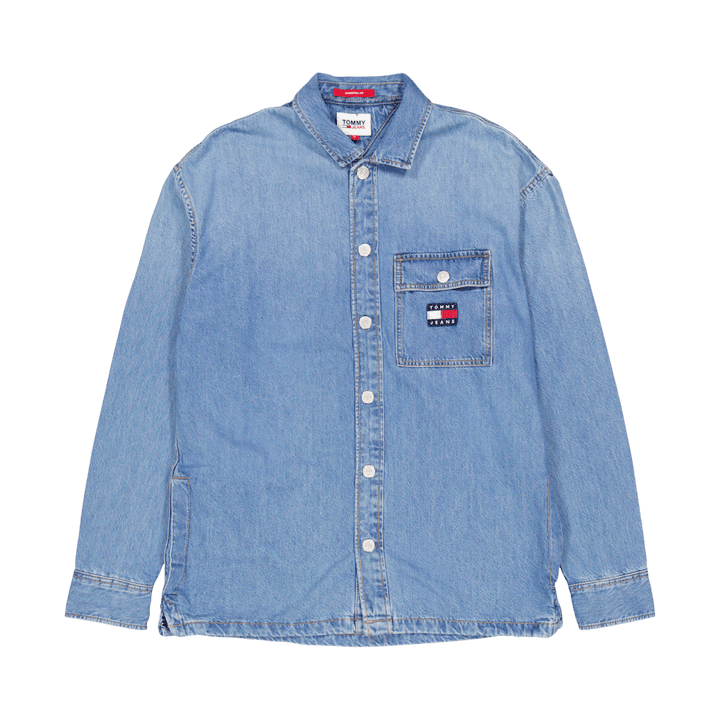 Tjm Klassisches Denim-Overshirt 1a4 - Denim