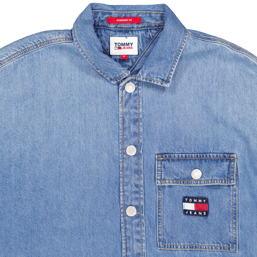Tjm Klassisches Denim-Overshirt 1a4 - Denim