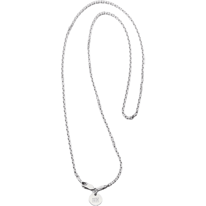 Silver Plain Necklace Silver