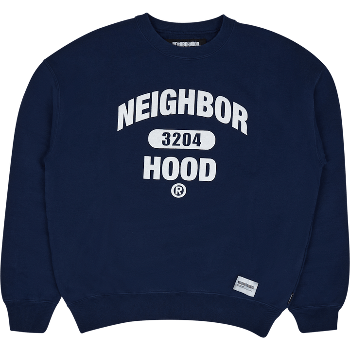 Felpa college Ls Navy