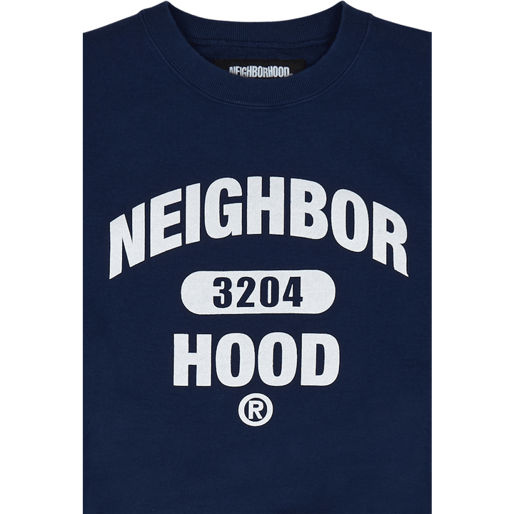 Felpa college Ls Navy