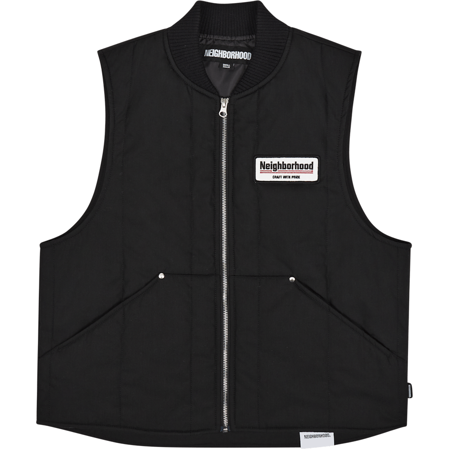 Padded Work Vest Black
