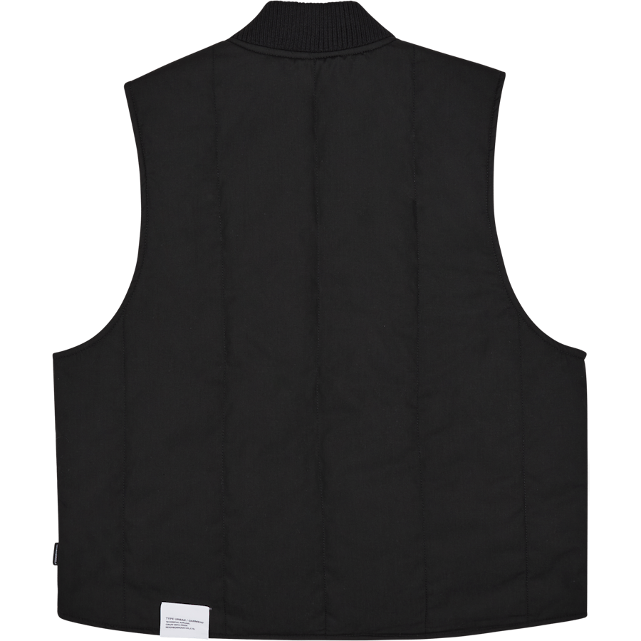 Padded Work Vest Black
