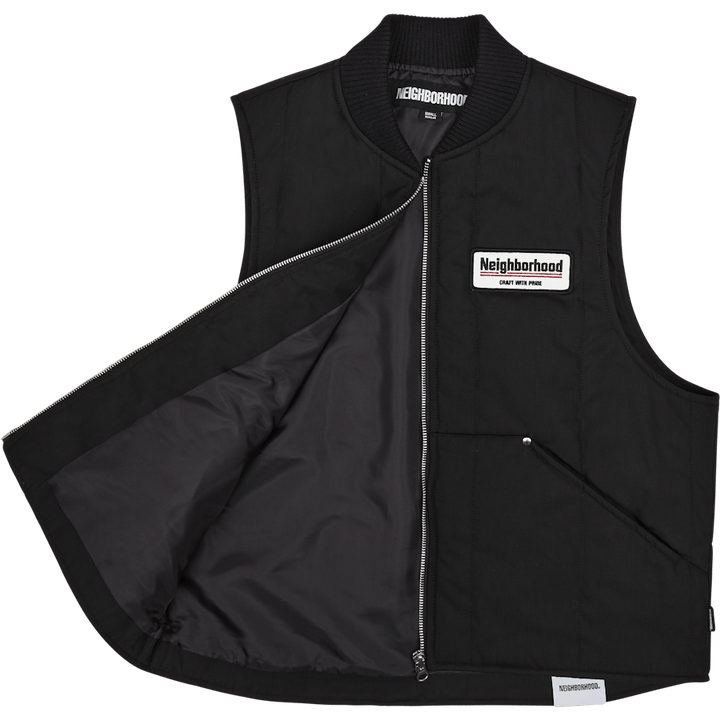 Padded Work Vest Black