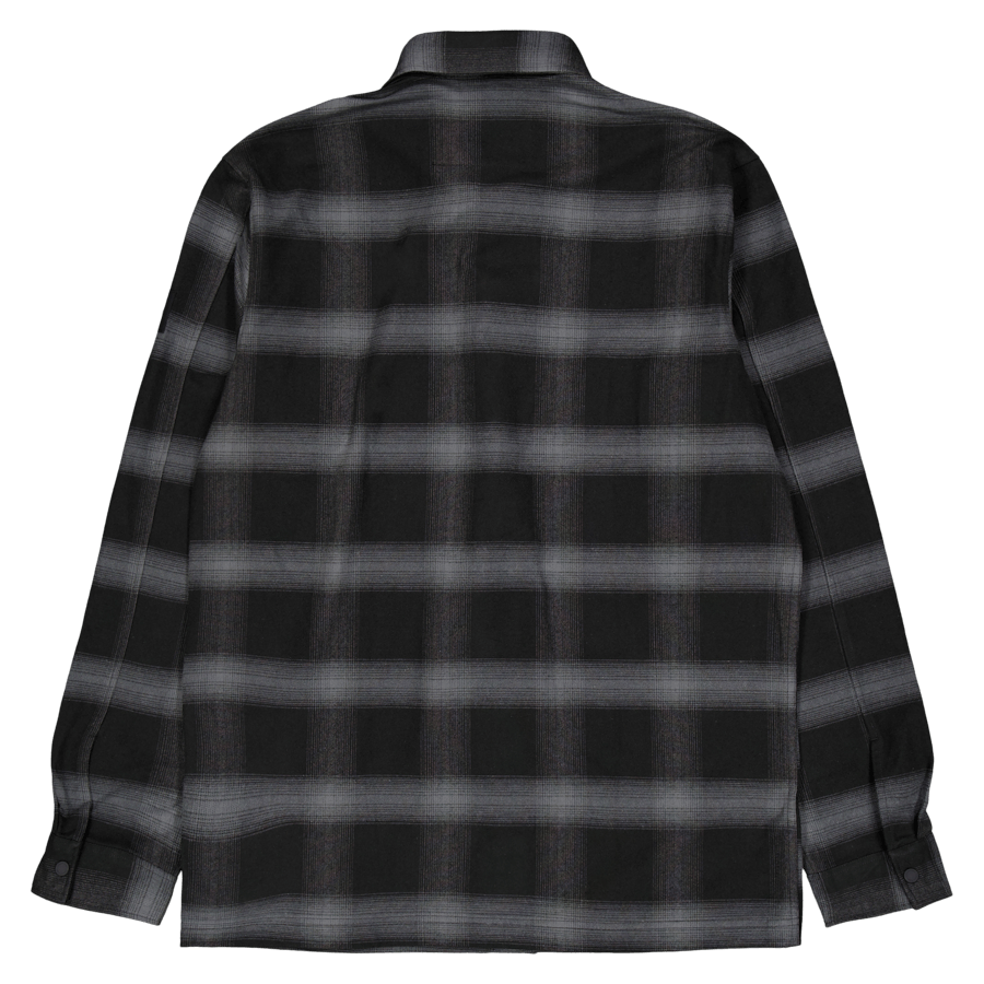 Twill Fleece Check Overshirt Beh