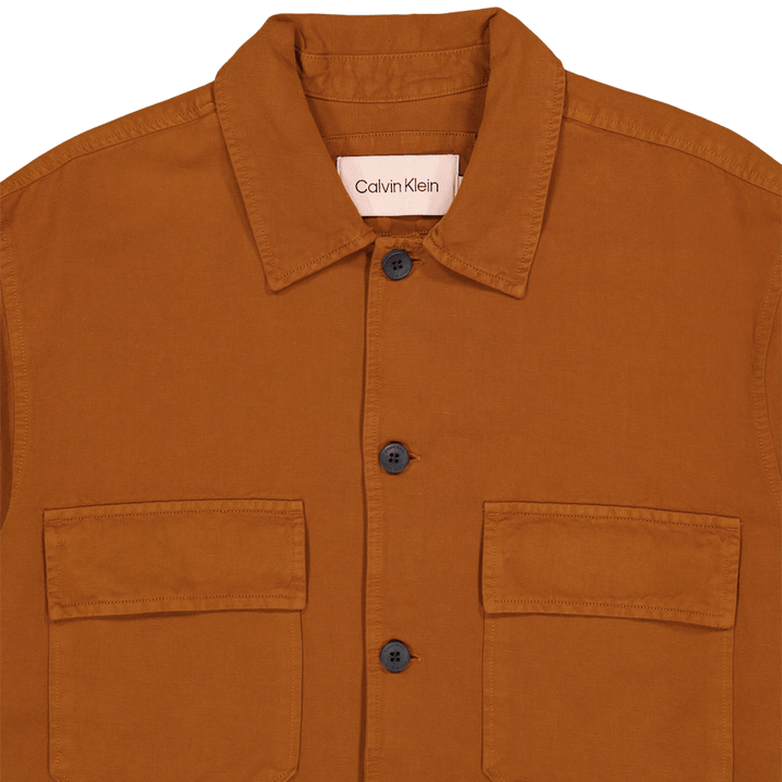 Cotton Linen Tencel Overshirt Grd