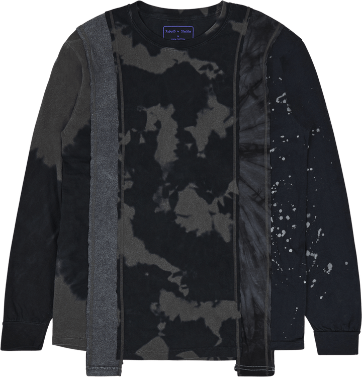 Needles 5 Cuts L/s Tee - B&w M assortii