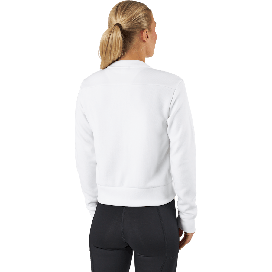 Knit Golf Bomber Jacket White