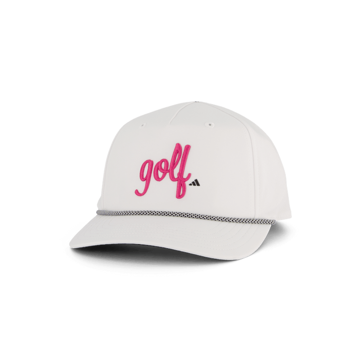 Cappello da golf a cinque pannelli bianco