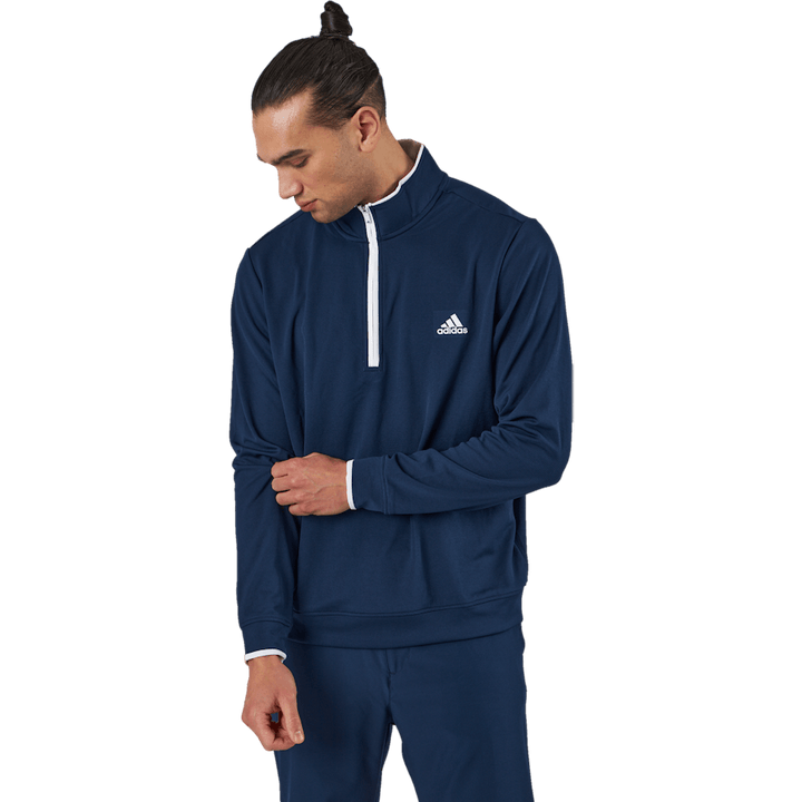 Četrtletna majica z zadrgo Collegiate Navy