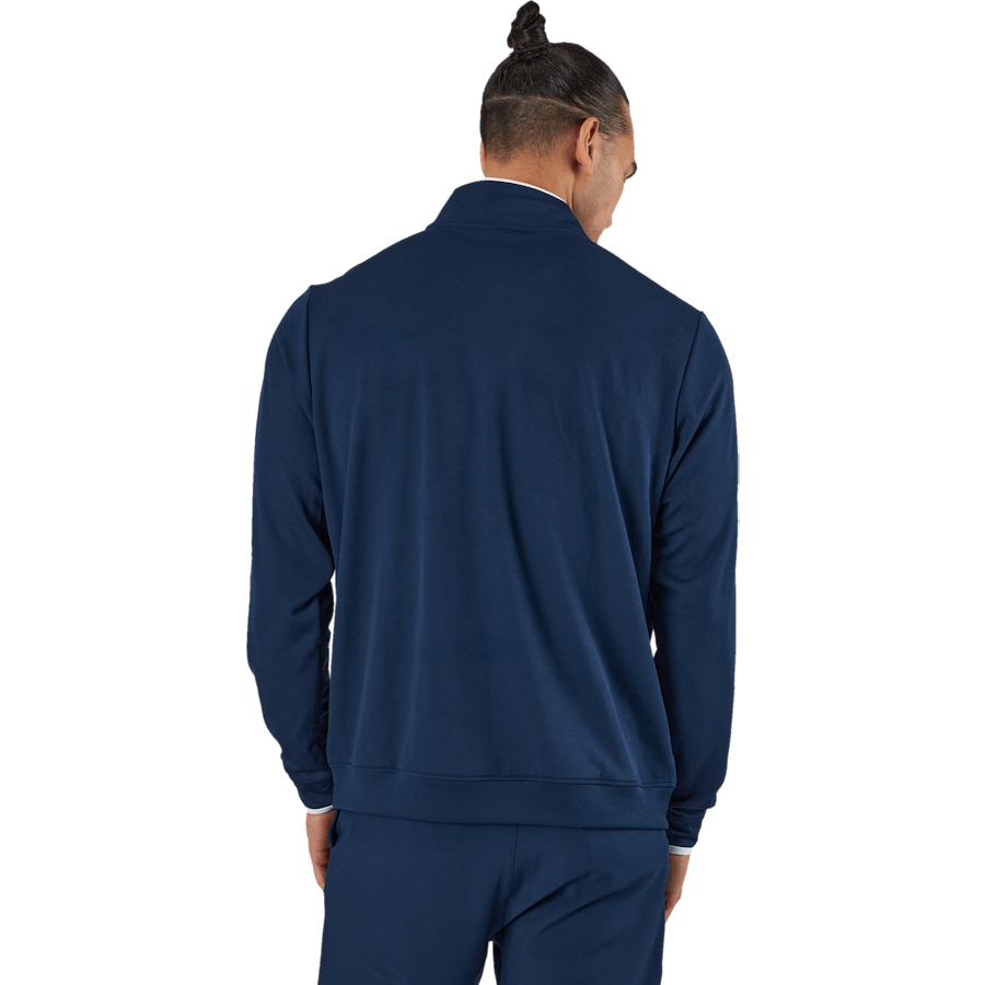 Četrtletna majica z zadrgo Collegiate Navy